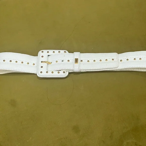 YSL kidskin and grommet belt - Picture 4 of 15